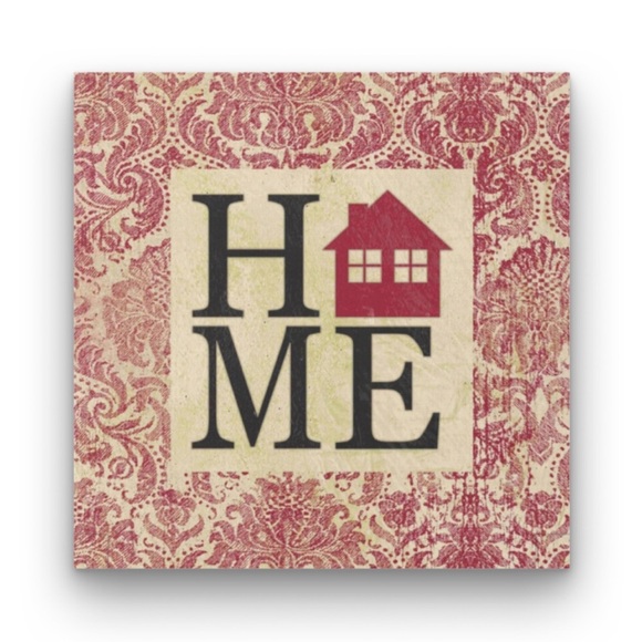 Home Bandana Print Wrapped Canvas Wall Art - Picture 14 of 14